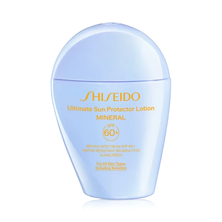 Shiseido Ultimate Sun Protector Lotion Mineral Spf 60+ Mineral Sunscreen for Face & Body 1.6 oz.