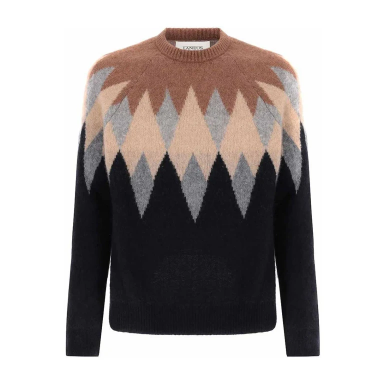 Laneus Pull Col Rond - Multicolore