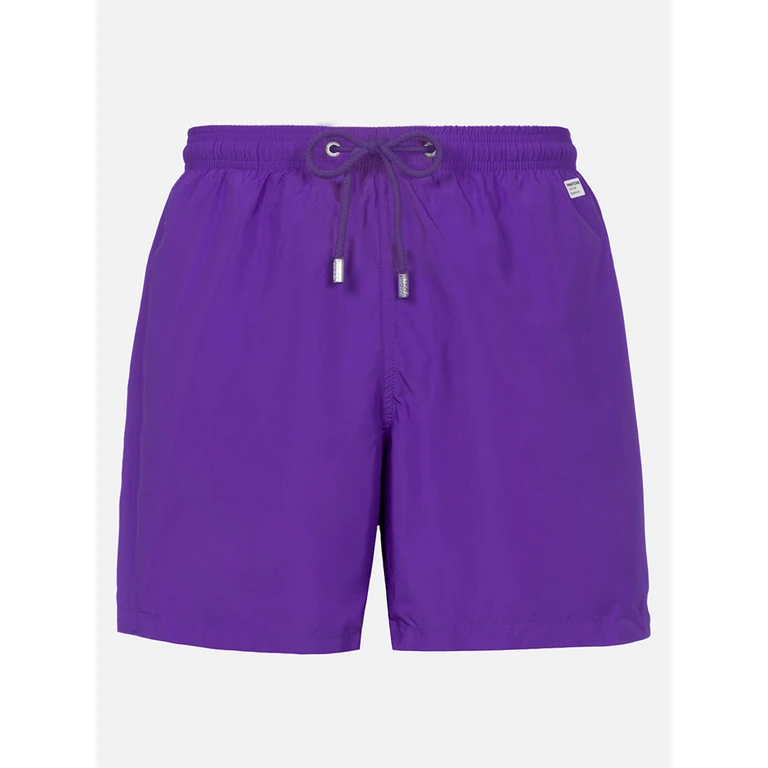 Mc2 Saint Barth Lightweight Fabric Purple Swim Shorts Lighting Pantone Pantone Special Edition Pink Swimshort - Men