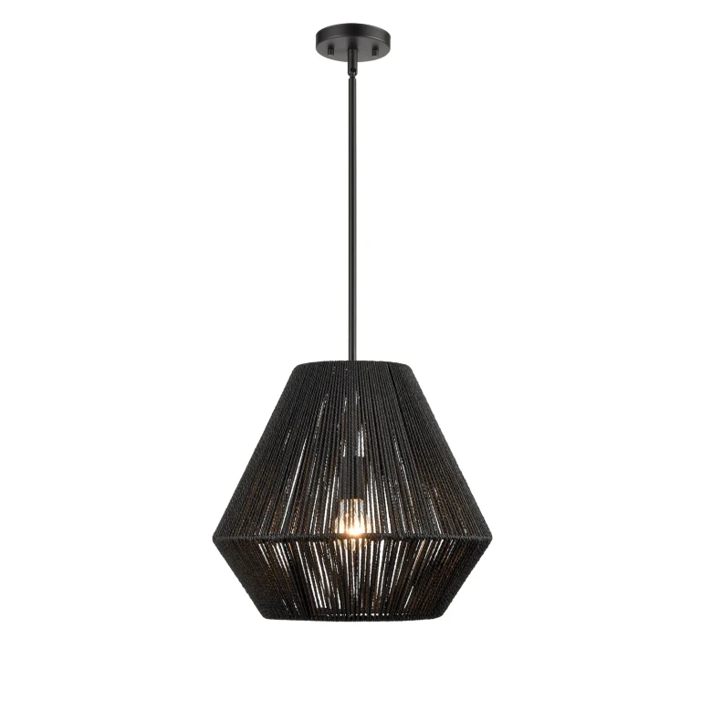 Millennium Elise Pendant Light in Matte Black