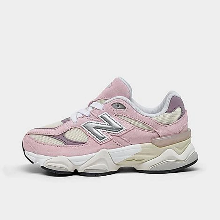 New Balance Girls' 9060 Lace Up Running Sneakers - Toddler, Big Kid