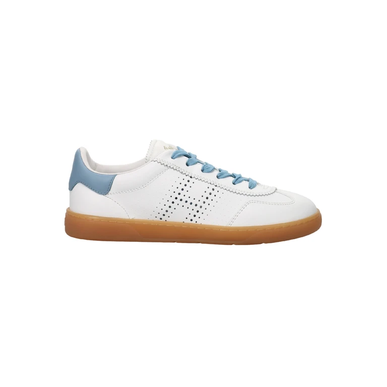 Hogan Cool Allacciato H Forata White Calf Leather Shoe - Women
