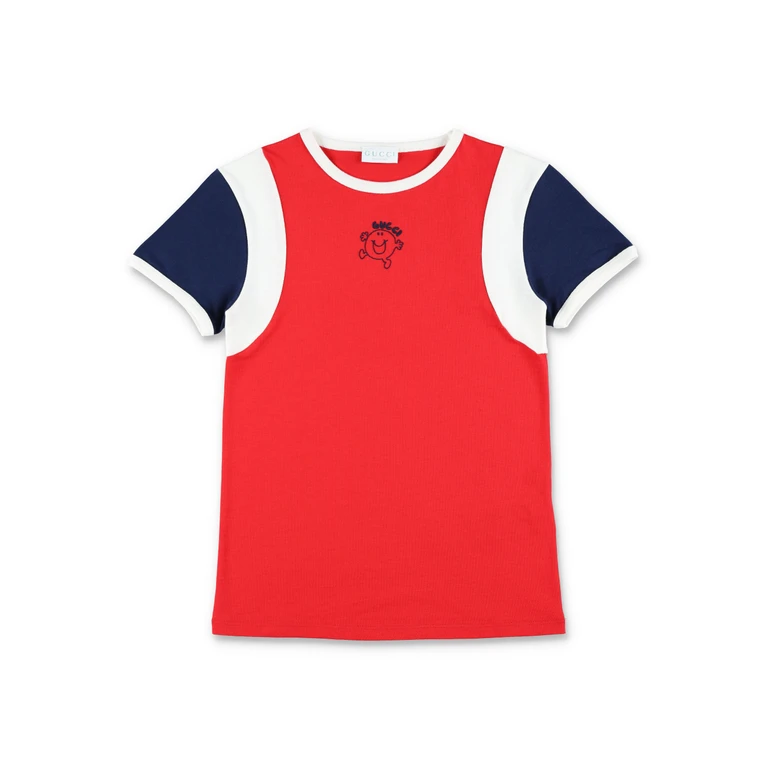 Gucci kids cotton graphic T-shirt Red