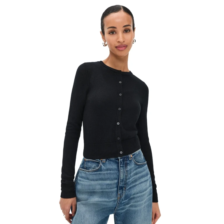 Joe's Jeans The Dani Cashmere Cardigan Heather Grey XL