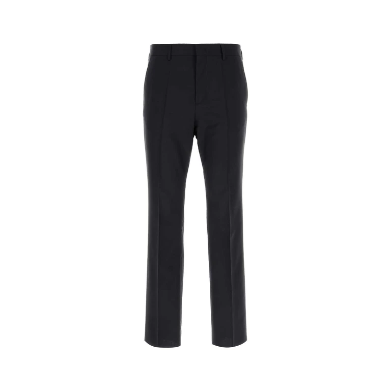 Valentino Garavani Dark Blue Wool Blend Pant Navy Exterior: Mohair Pantaloni - Men