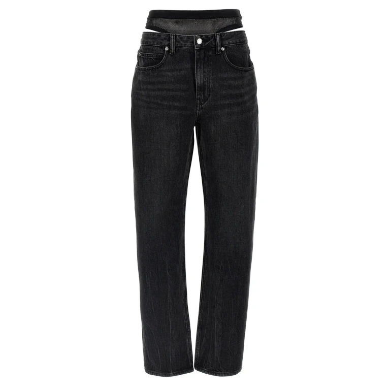 Alexander Wang Jeans With Pre-styled Thong