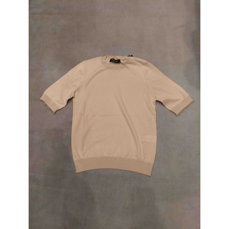 Fabiana Filippi L930 Maglieria Nude & Neutrals Wool Sweater - Women