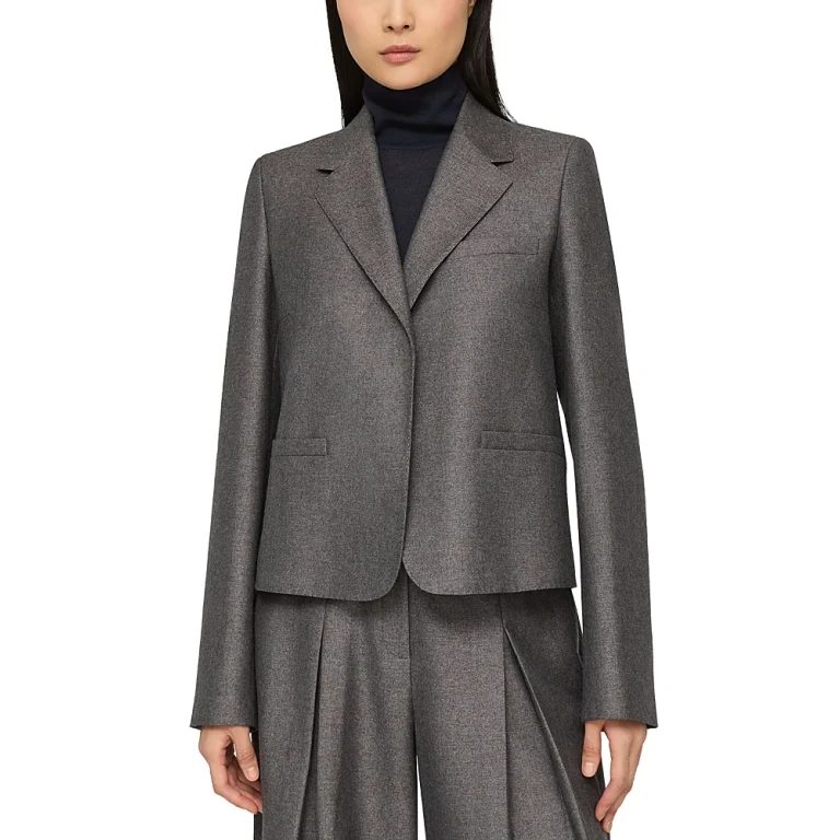 Lafayette 148 New York Cropped Boyfriend Blazer