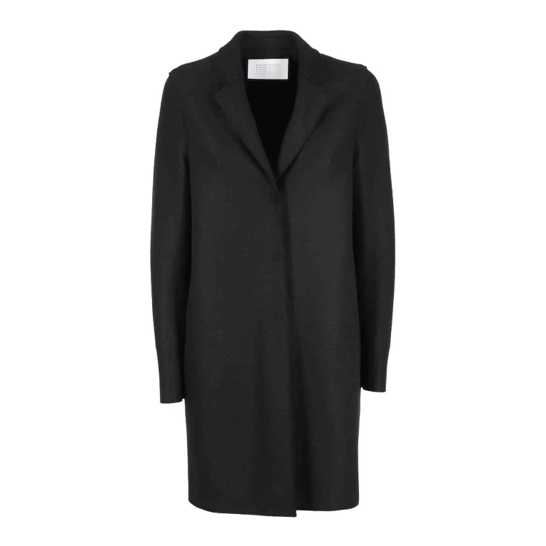Harris Wharf London Manteau Au Genou - Noir