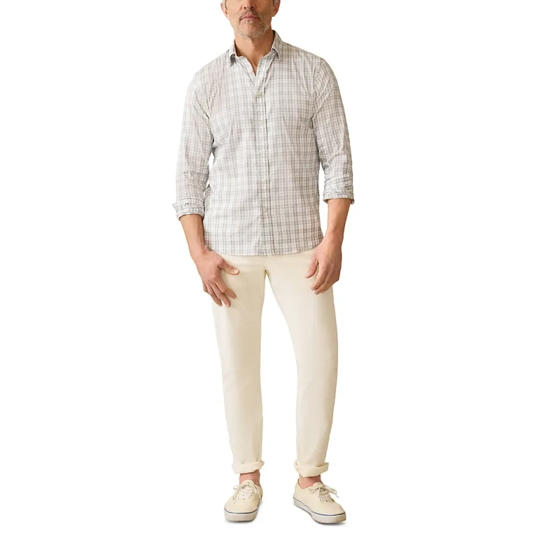 Faherty The Movement Long Sleeve Button Down Shirt