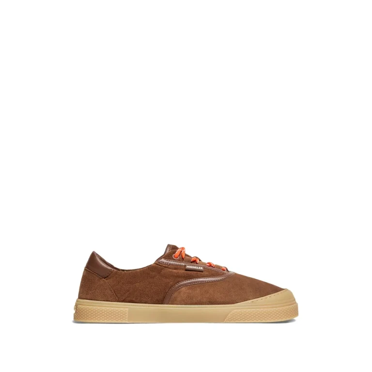 Moncler Lace-up Suede Sneakers