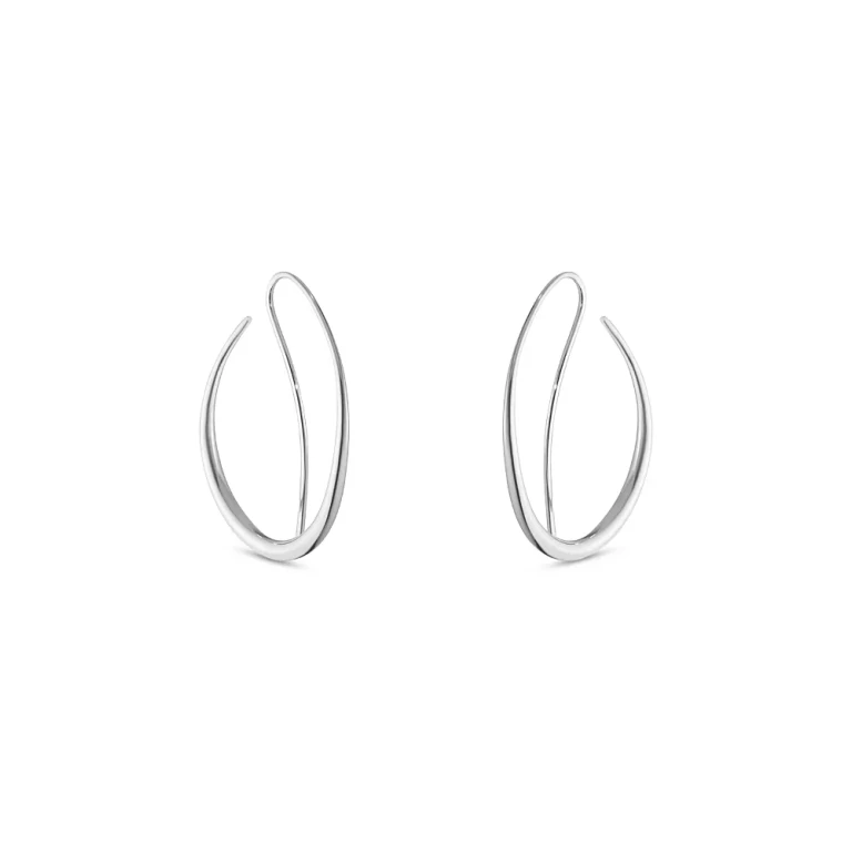 Georg Jensen Sterling Silver Offspring Threader Earrings