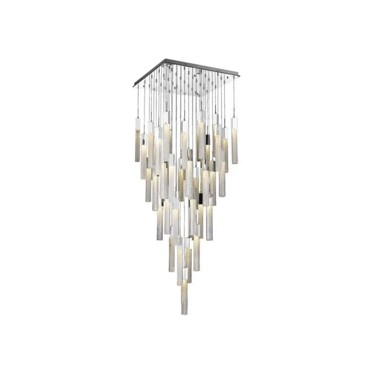 Boa 41-Light Pendant in Polished Chrome
