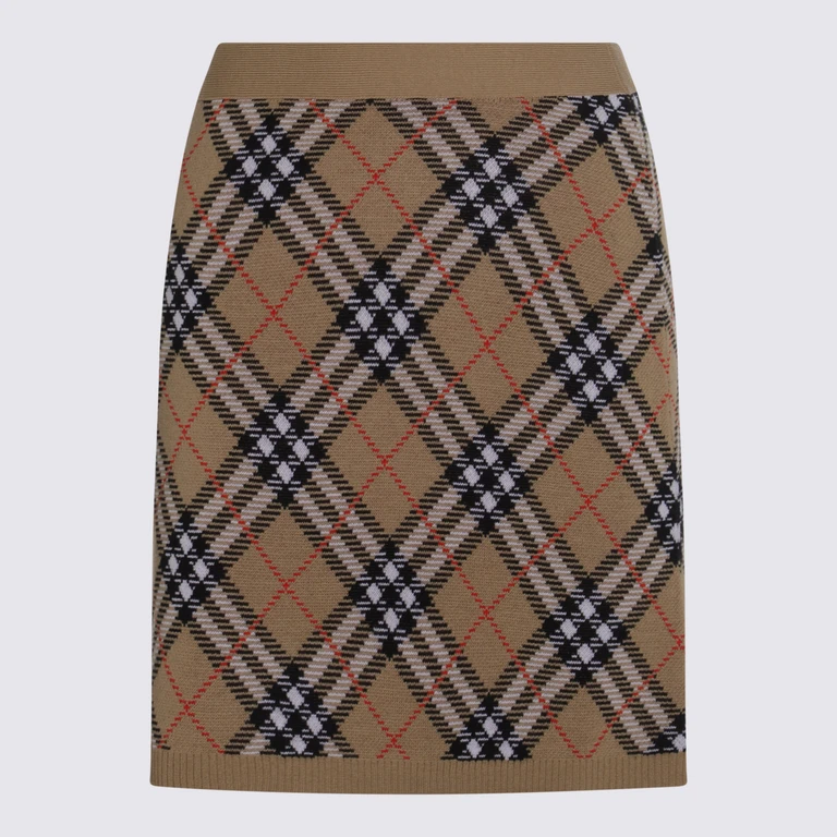 Burberry Skirts Sand Ip Check _wv Po - Women