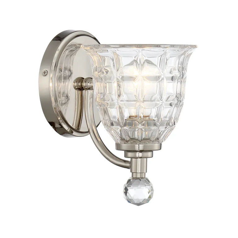Savoy House Birone Wall Sconce in Polished Nickel - 9-880-1-109