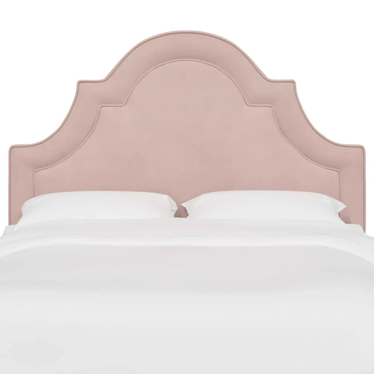 Jolie Velvet Blush Twin Headboard - Skyline Furniture