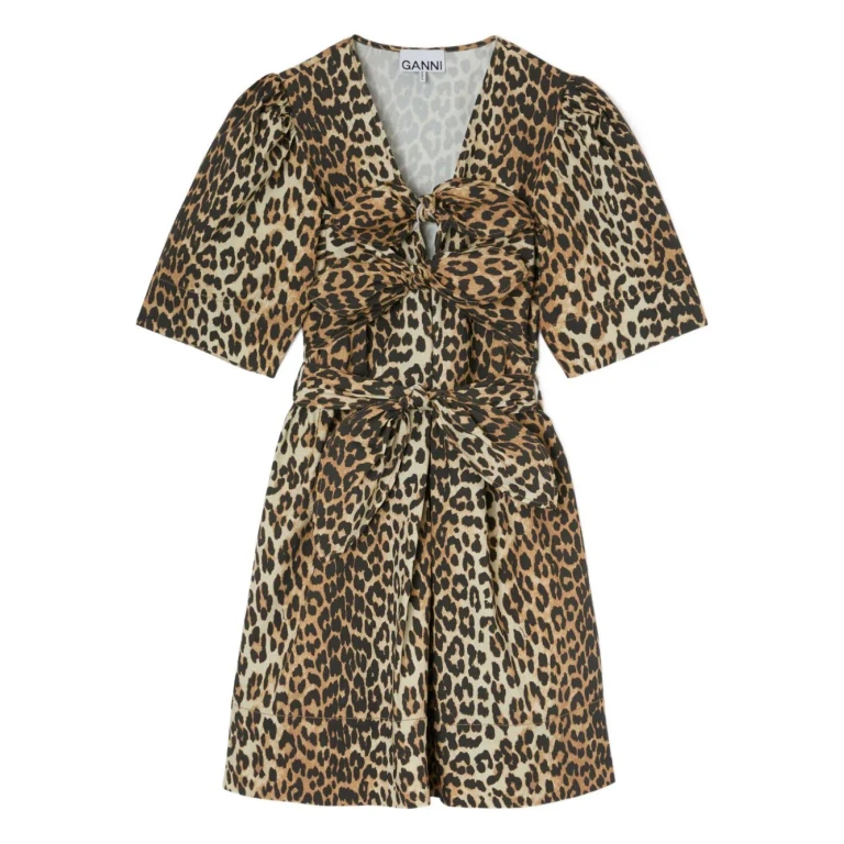 Ganni Organic Cotton Mini Dress