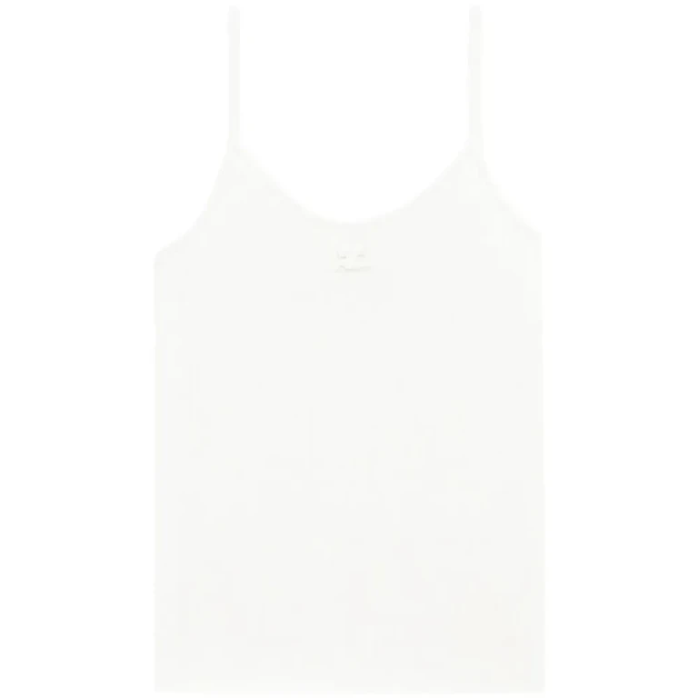 Courrèges Reedition Ribbed Tank Top