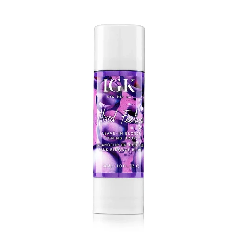 Igk Hair Mixed Feelings Leave In Blonde Toning Drops 1 oz.