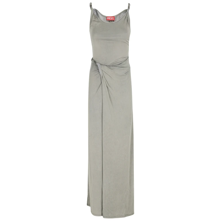 Diesel D Estiga S1 Green Modal Polyester Abito - Women