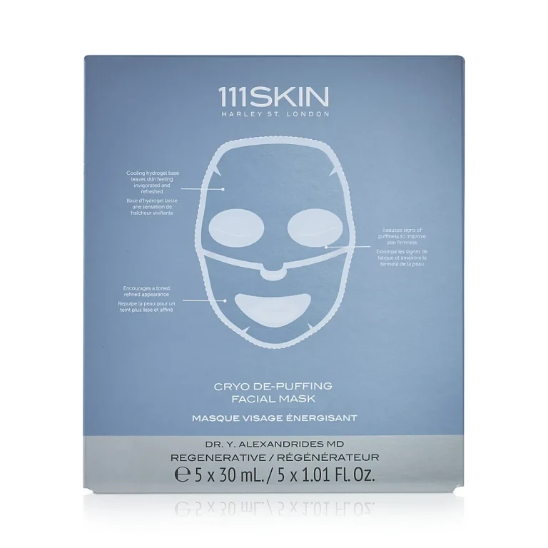 111SKIN Cryo De-Puffing Facial Mask Box, 5 Piece