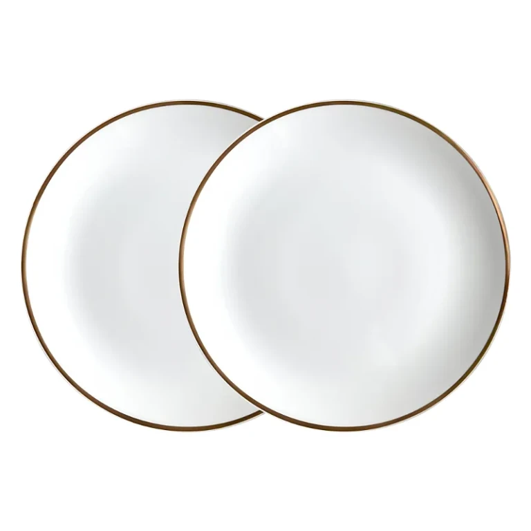 Twig New York Alex Gold 8 Salad Dessert Plate, Set of 2