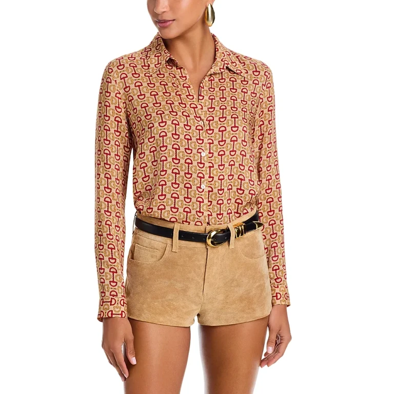 L'Agence Holly Long Sleeve Blouse