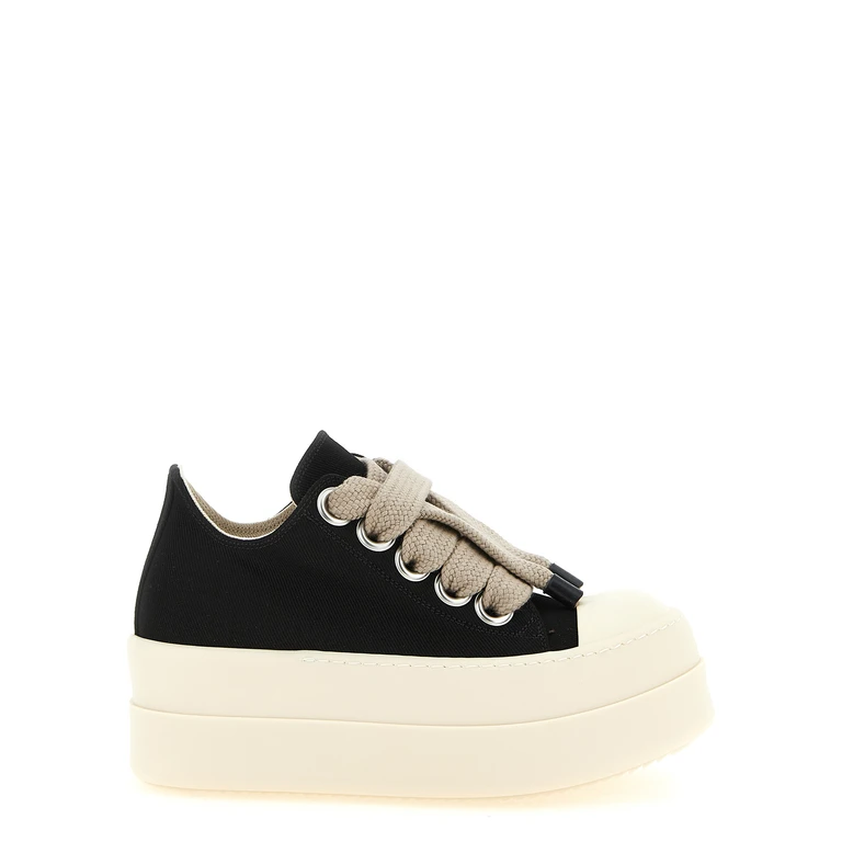 Drkshdw Mega Bumper Jumbolace Low Sneaks Sneakers Black Cotton - Women