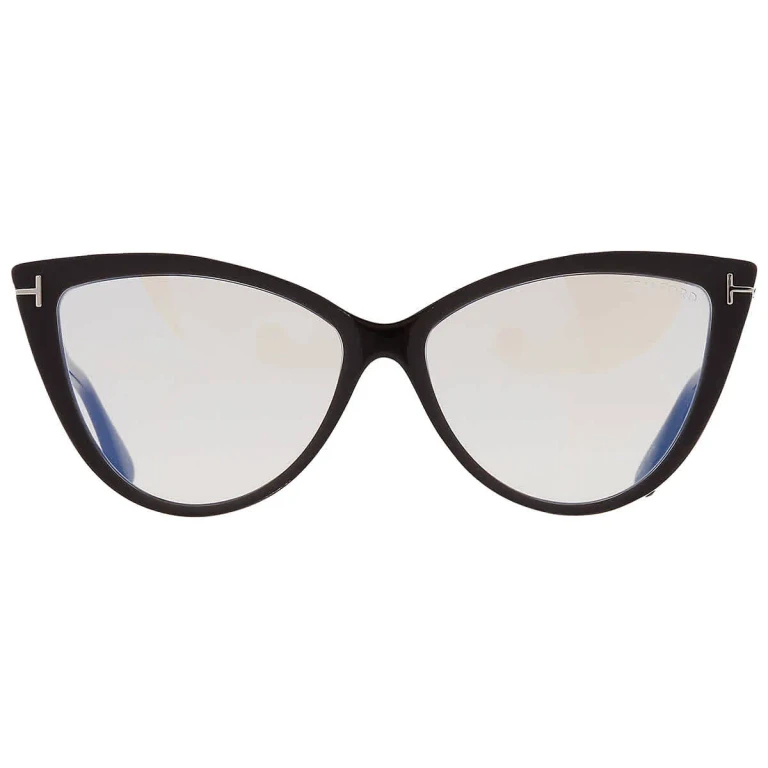 Blue Light Block Cat Eye Ladies Eyeglasses FT5843-B 005 56