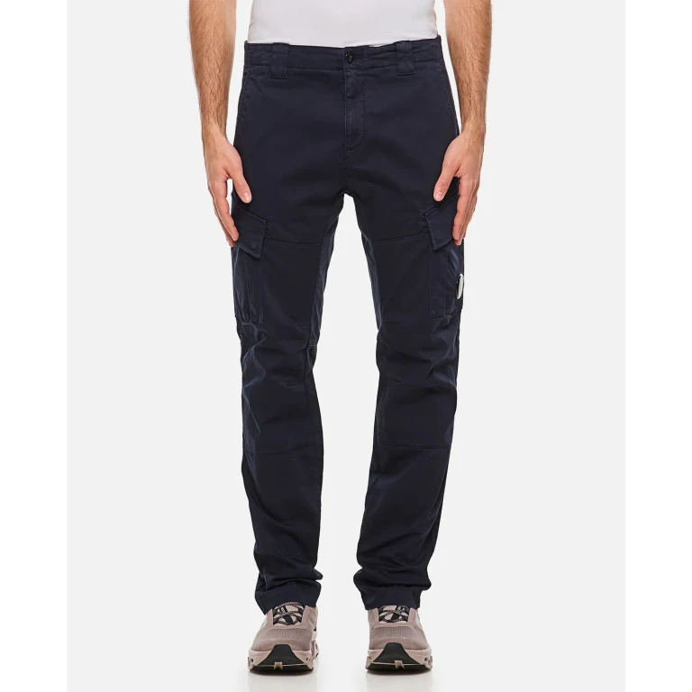 C.P. Company 弹力缎面工装裤