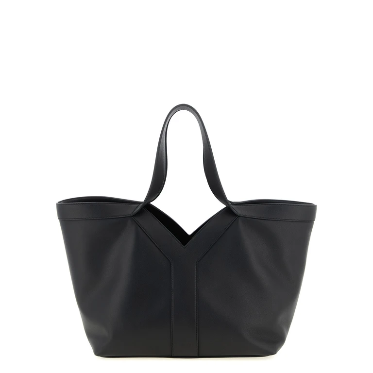 Saint Laurent Black Calfskin Tote Bag - Women (SA334511BM)