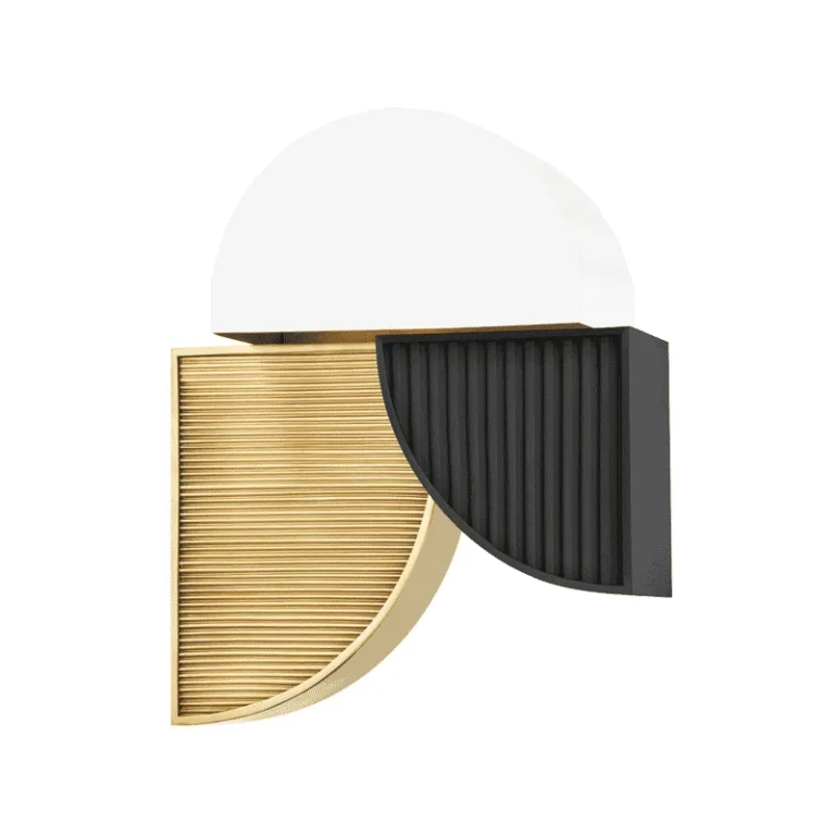 Hudson Valley Construct 2-Light Wall Sconce in Aged Brass - KBS1428102-AGB
