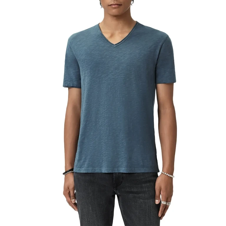 John Varvatos Miles V Neck Slub Tee