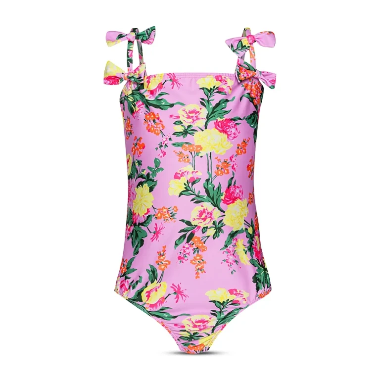 Pq Swim Girls' Maddie Bow One Piece Swimsuit - Little Kid, Big Kid
