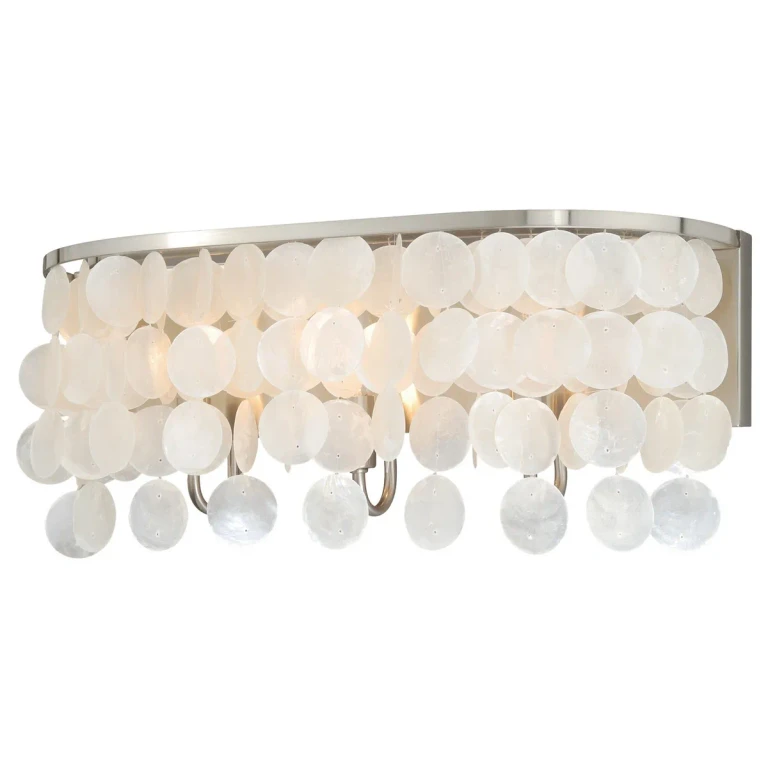 Elsa 3-Light Bathroom Vanity Light in Satin Nickel