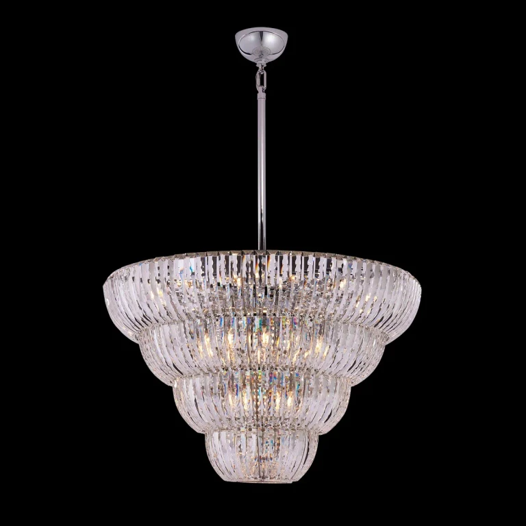 Chrome 30 Light Pendant from the Fontana Collection