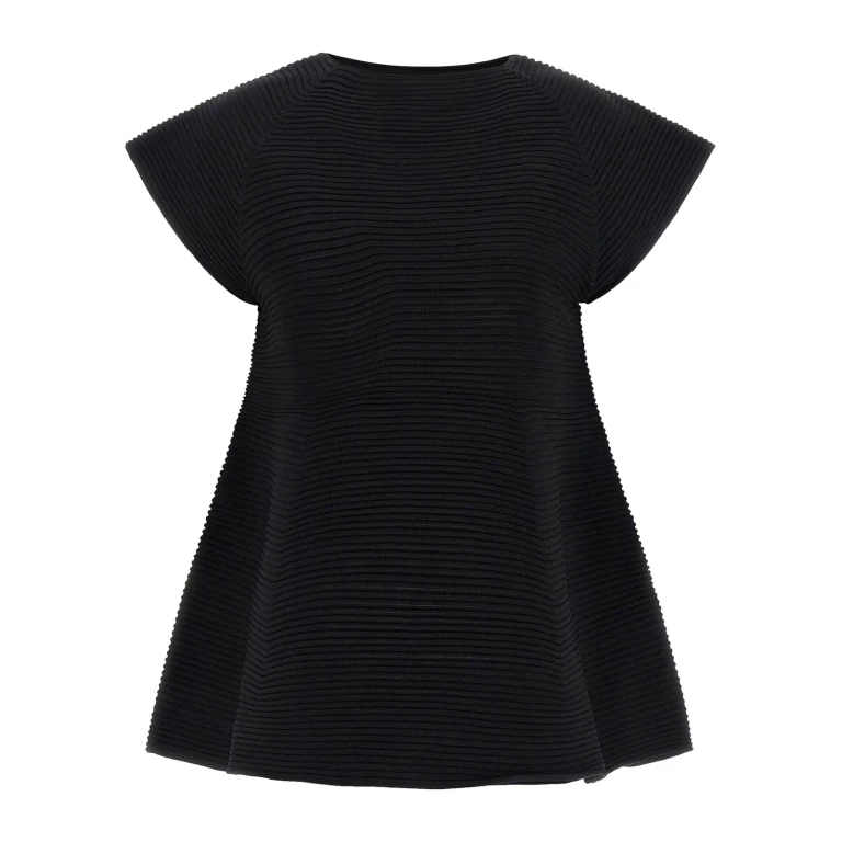 Issey Miyake corrugated Knit Dress