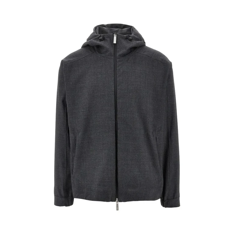 HERNO Wool Touch Laminar bluson jacket Man S