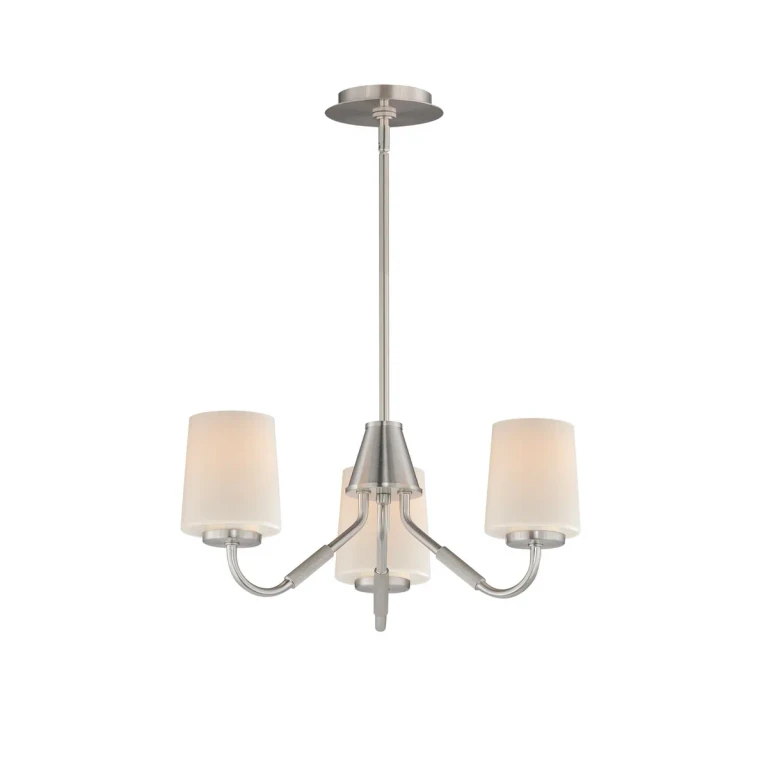 Satin Nickel Chandelier from the Durham Collection