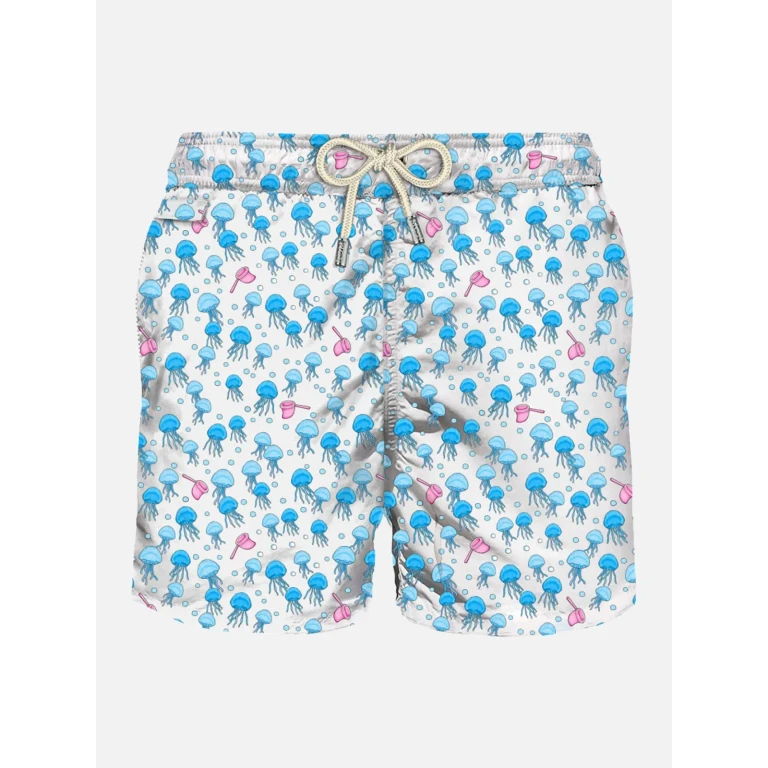 MC2 Saint Barth Lighting Jellyfish Print Swim Shorts