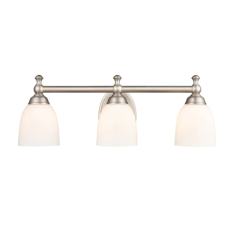 Millennium 3-Light Bathroom Vanity Light in Satin Nickel