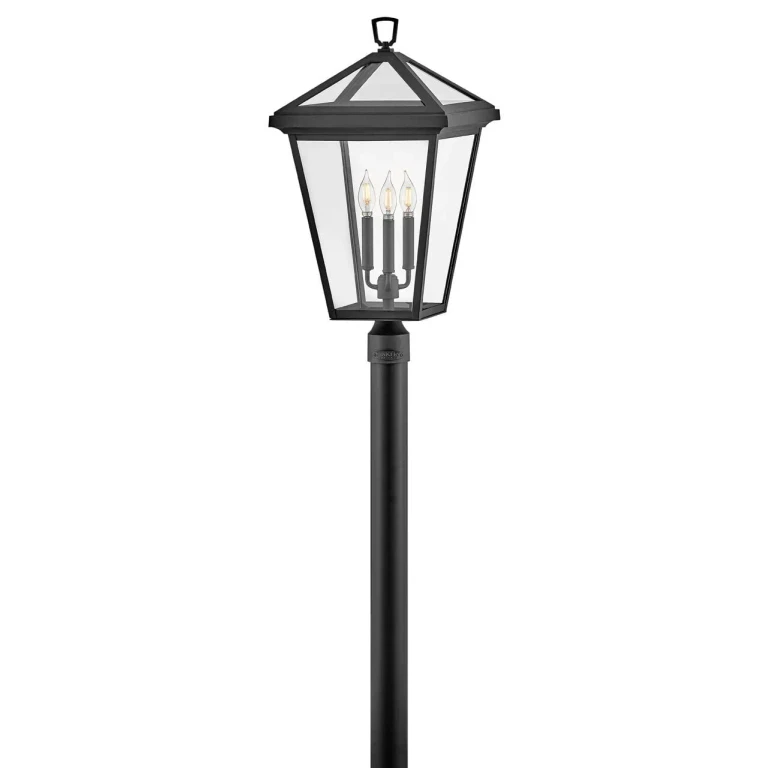 Museum Black LED Post Top or Pier Mount from the Alford Place Collection