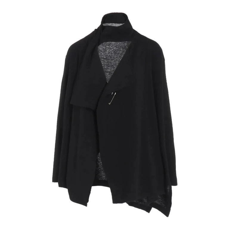 Yohji Yamamoto Pull Col Rond - Noir