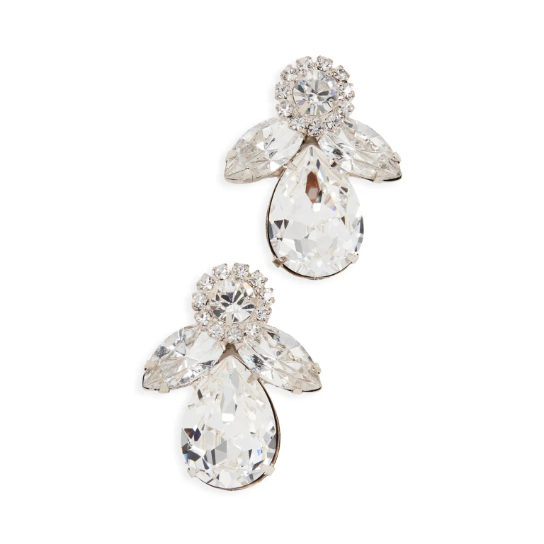 Jennifer Behr Edith Earrings Crystal One Size
