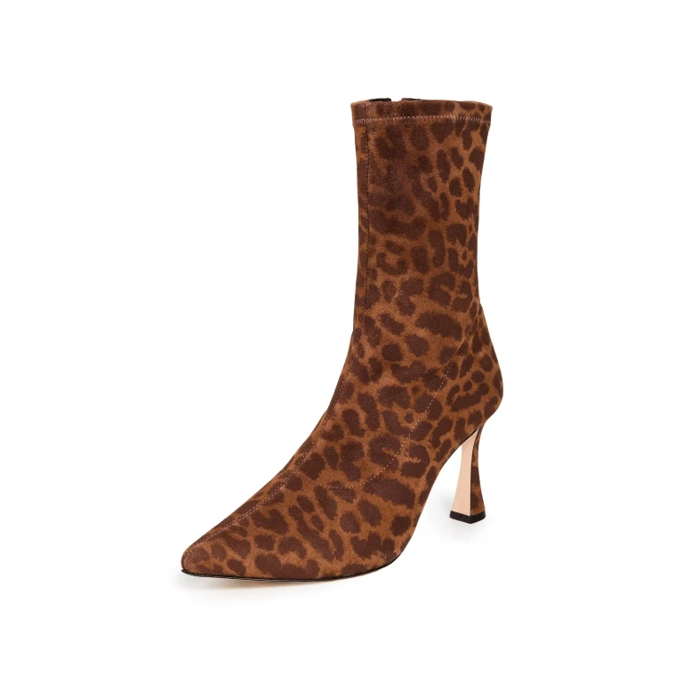 Botines L'AGENCE Severine Leopardo 9