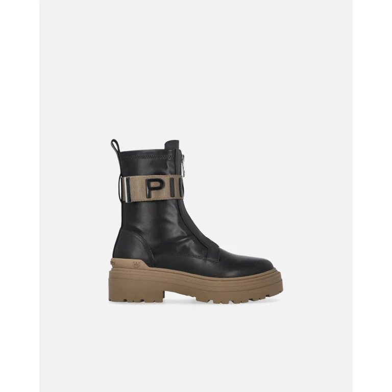 Pinko - Bottes à plateforme avec logo PINKO - 40
