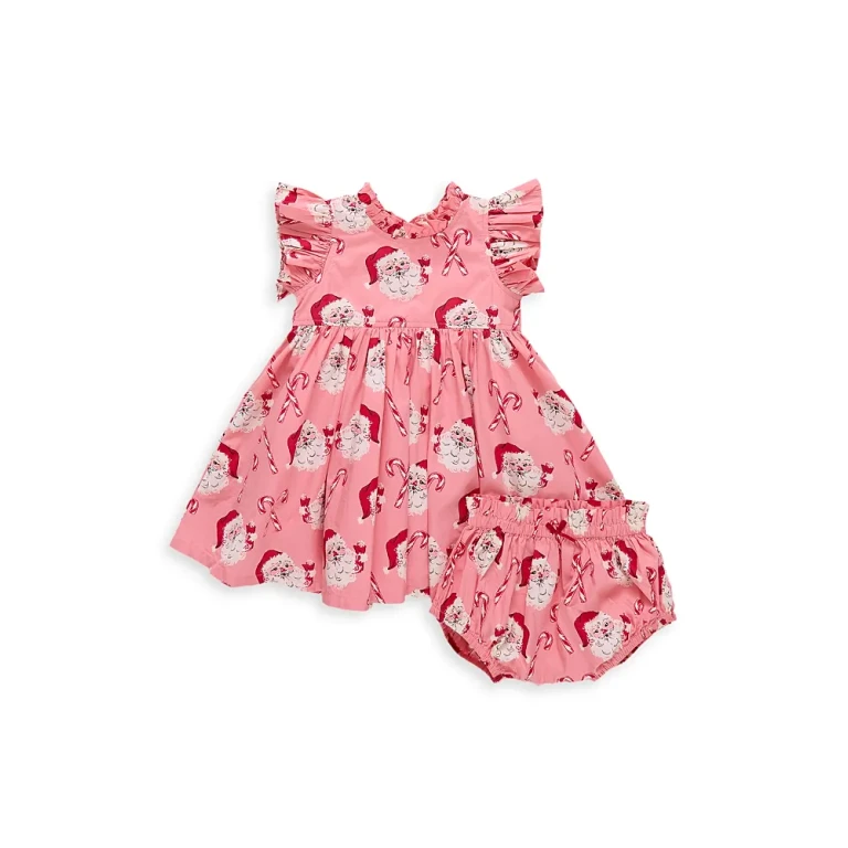 Pink Chicken Girls' Jennifer Dress Set - Baby
