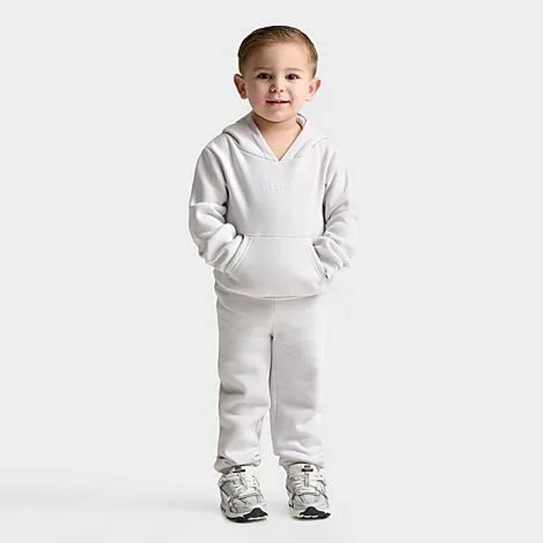Sonneti Kids Toddler London Pullover Hoodie and Jogger Pants Set in Nimbus Cloud Size: 2T