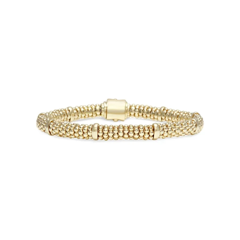 Lagos Caviar Gold Collection 18K Gold Beaded Bracelet