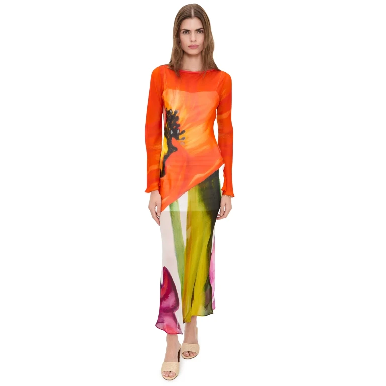 Significant Other August Maxi Dress Poppy Botanic 6
